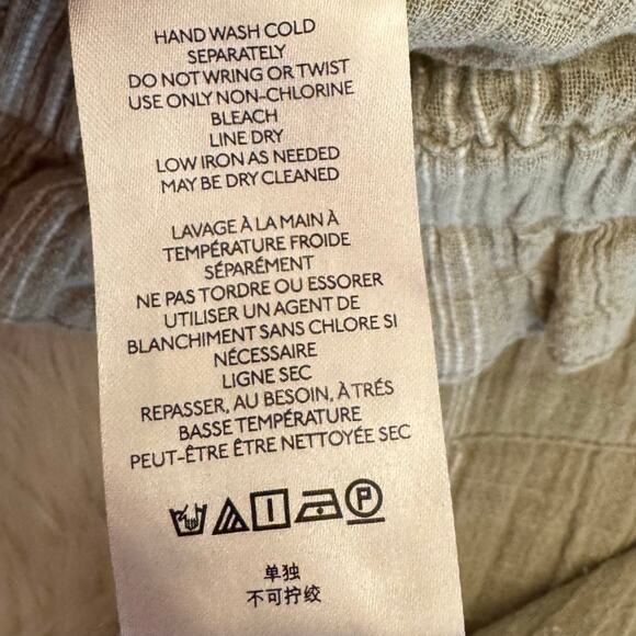 Free People Sage Combo Stripe Semi Sweet Crop Pants XS - Picture 10 of 15